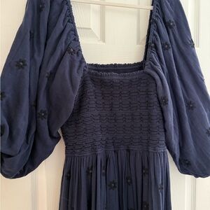 Free People Dahlia Embroidered Maxi Dress
